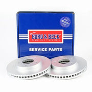 Borg & Beck 2 x Vented Front Brake Discs BBD5431
