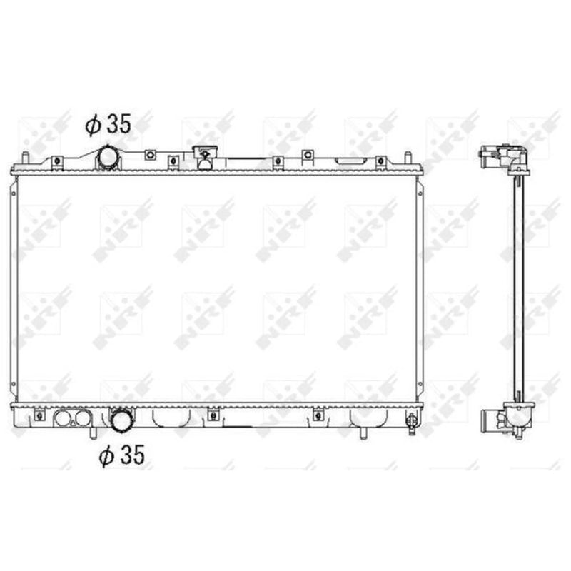 NRF Engine Radiator 53522