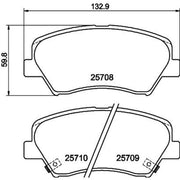 Mintex Front Brake Pad Set MDB3363