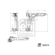 Febi Control/Trailing Arm Front Right 180974