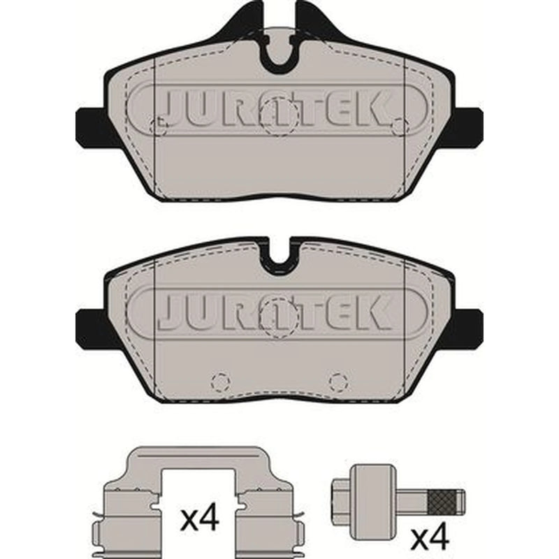 Juratek Front Brake Pad Set JCP8261