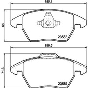 Mintex Brake Pad Set MDB3022
