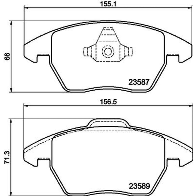 Mintex Brake Pad Set MDB3022