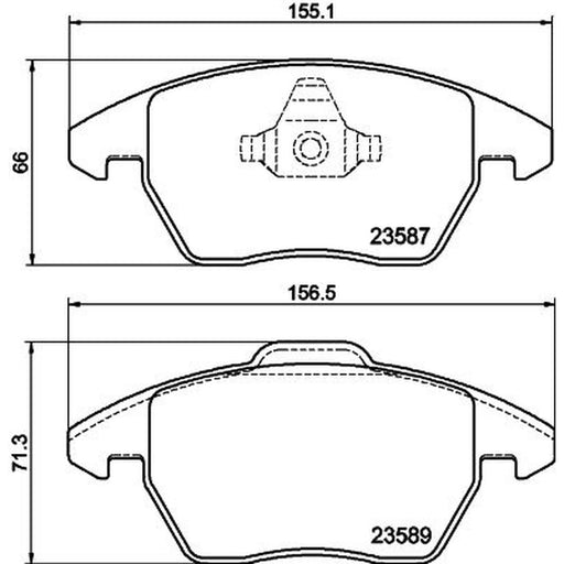 Mintex Brake Pad Set MDB3022