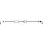 Borg & Beck Brake Hydraulic Hose Line Rear Left BBH8456