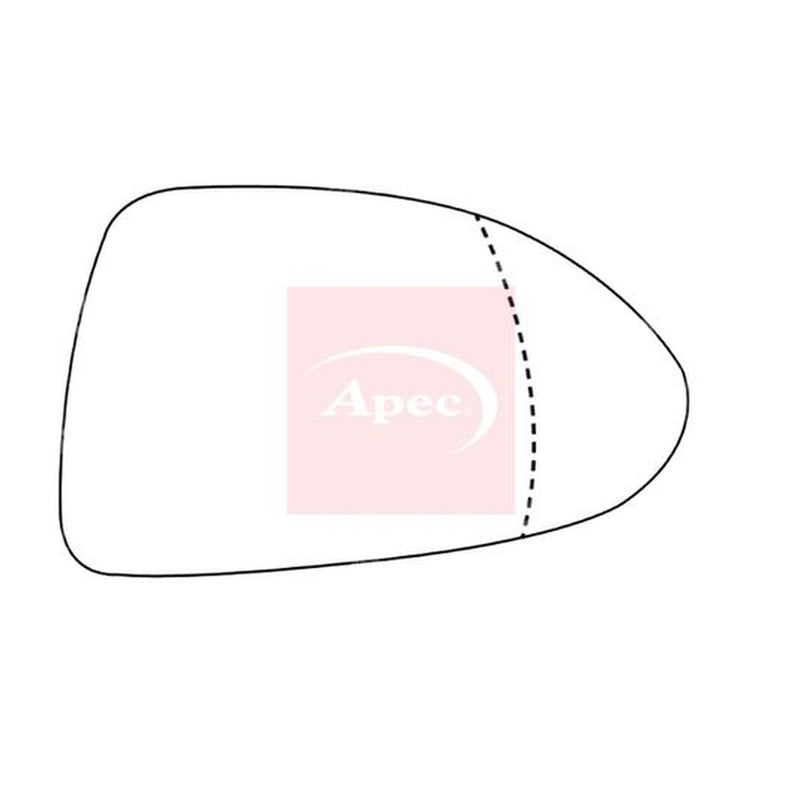 Apec Exterior Wing Mirror Glass Right AMS2804A