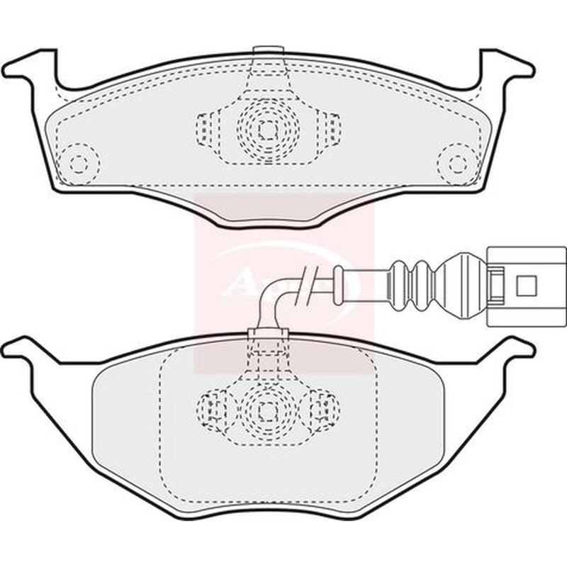 Apec Front Brake Pad Set PAD1265