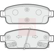 Apec Rear Brake Pad Set PAD1864