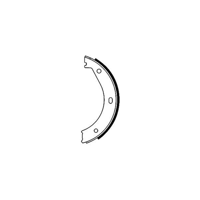 Textar Parking Brake Shoe Set 91033400