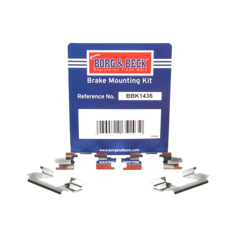 Borg & Beck Brake Pad Accessory Fitting Kit Front BBK1436