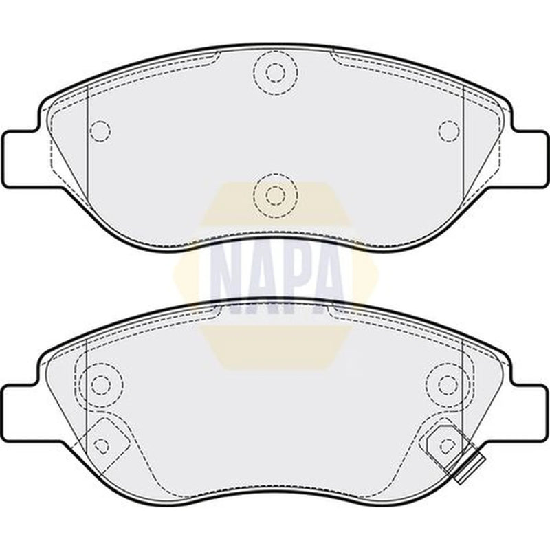 NAPA Front Brake Pad Set NBP1549
