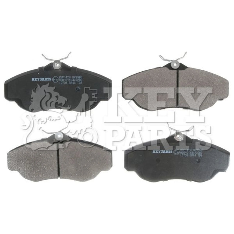 Key Parts 4 x Front Brake Pad Set KBP1429