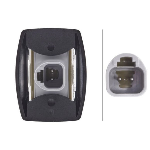 Hella Auxiliary Direction Indicator Lateral Mounting Connectors 2BM 980 990-121