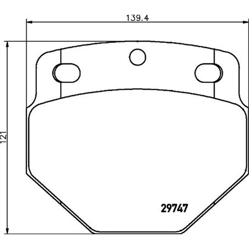 DON Front Brake Pad Set CVP338