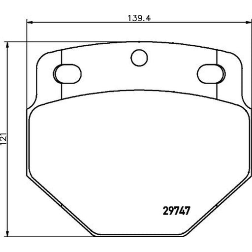 DON Front Brake Pad Set CVP338