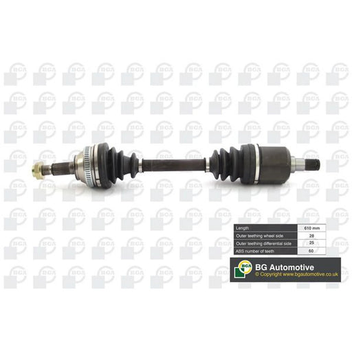 BGA CV Drive Shaft Driveshaft Front Right DS7503A