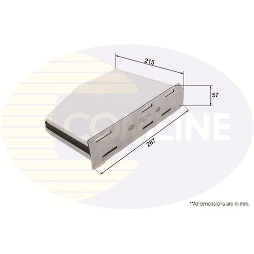 Comline Cabin Air Filter (Pollen Filter) EKF118