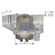 NAPA Engine Cooling Water Pump NWP1545