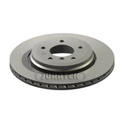 Juratek 2 x Vented Rear Brake Discs BMW117