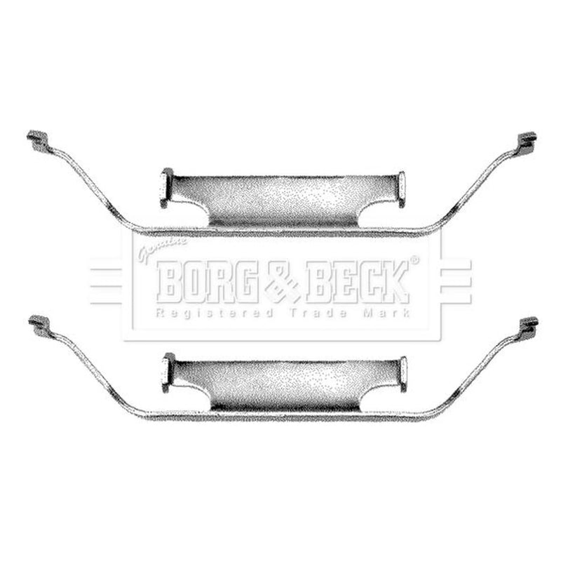 Borg & Beck Brake Pad Accessory Fitting Kit Front BBK1011