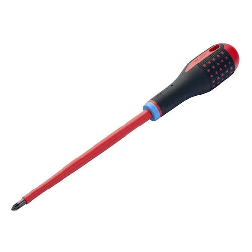 Bahco ERGO™ VDE Insulated Pozi Screwdriver PZ1 x 80mm - BE-8811S