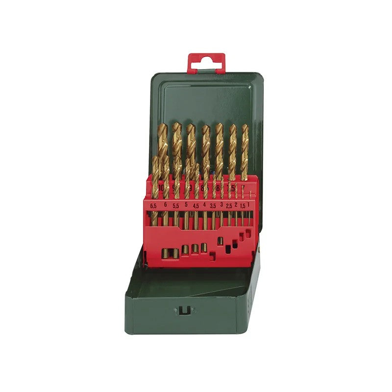 Metabo HSS-Tin Drill Bit Set, 19 Piece - 627156000