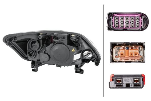 Hella Headlight Headlamp D1S/H7 Left