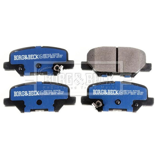 Borg & Beck 4 x Rear Brake Pad Set BBP2410