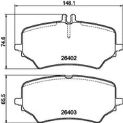 Mintex Rear Brake Pad Set MDB3520