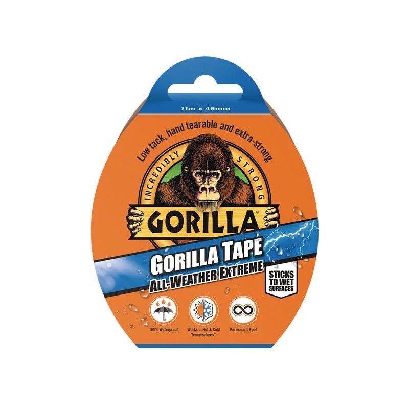 Gorilla Glue Gorilla Tape® All-Weather Extreme 48mm x 11m Black - 3044021