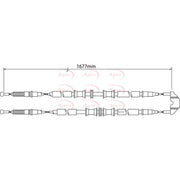 Apec Handbrake Cable Left Rear CAB1501