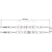 Apec Handbrake Cable Left Rear CAB1501