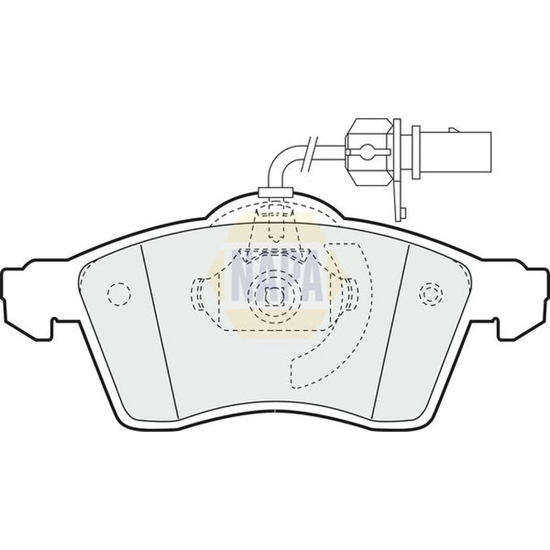 NAPA Front Brake Pad Set NBP1219