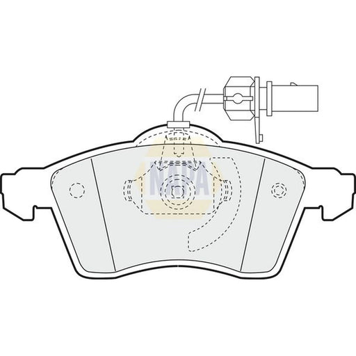 NAPA Front Brake Pad Set NBP1219