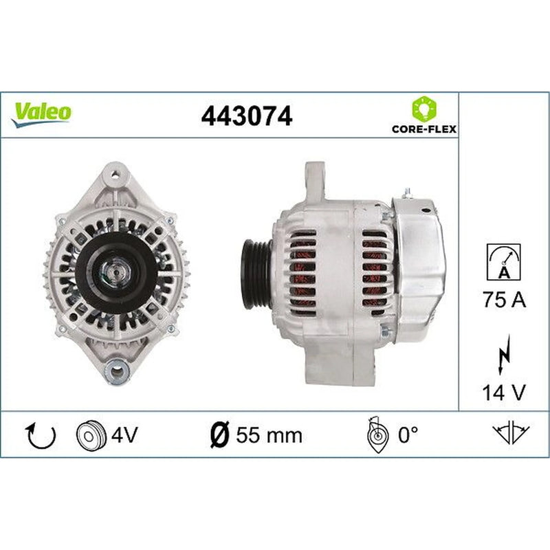 Valeo Car Alternator 12V 443074