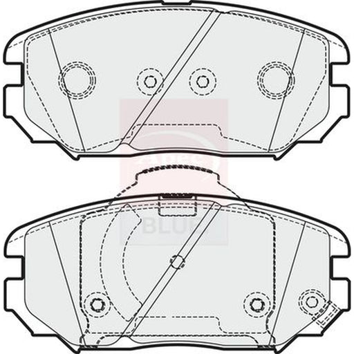 Apec Front Brake Pad Set PD4279