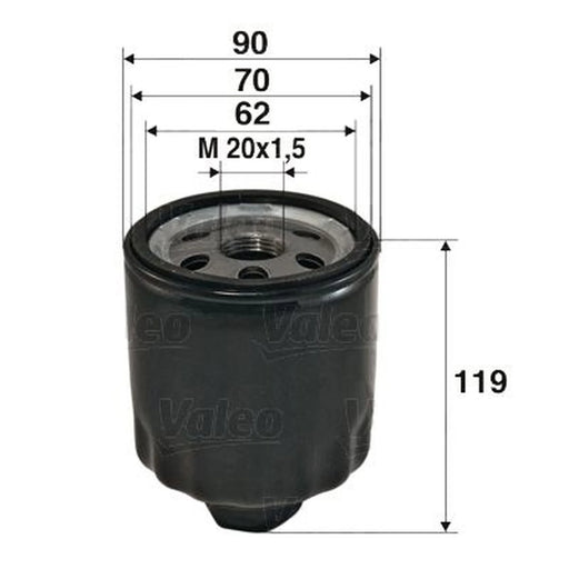 Valeo Engine Oil Filter 586020