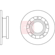 Apec 2 x Solid Rear Brake Discs DSK2978
