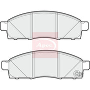 Apec Front Brake Pad Set PAD1780