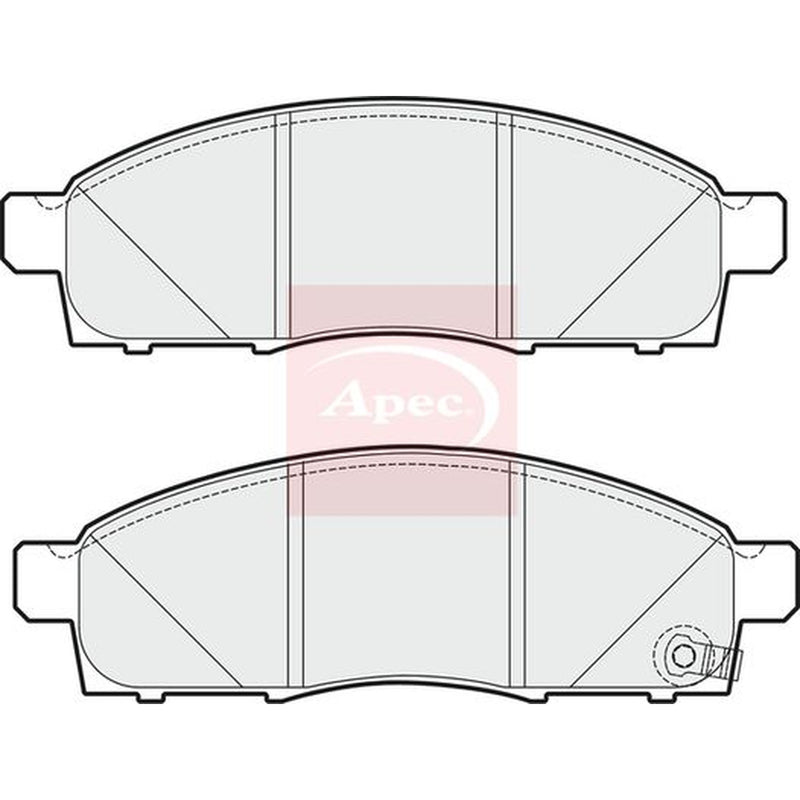 Apec Front Brake Pad Set PAD1780