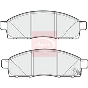 Apec Front Brake Pad Set PAD1780