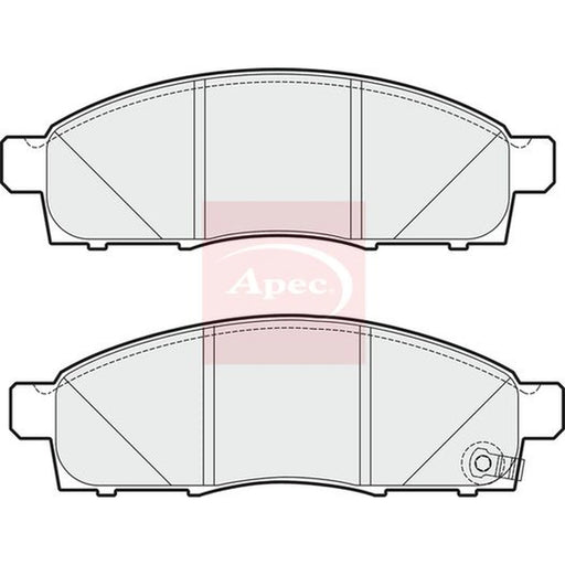 Apec Front Brake Pad Set PAD1780