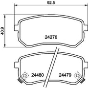 DON Rear Brake Pad Set PCP1191