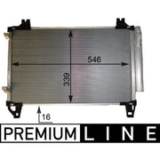 Mahle Air Conditioning Condenser AC 800 000P