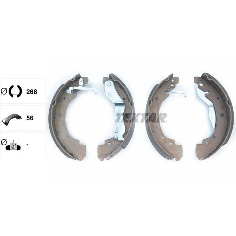 Textar Brake Shoe Set Axle Kit 91044600