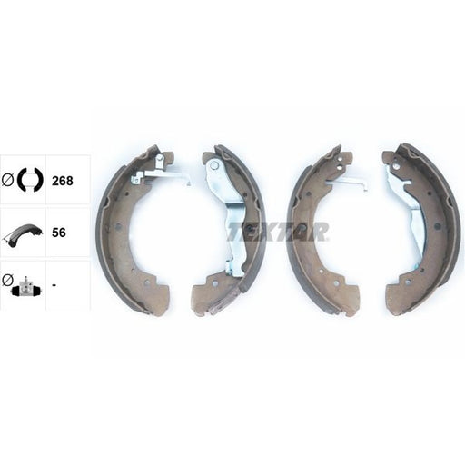 Textar Brake Shoe Set Axle Kit 91044600