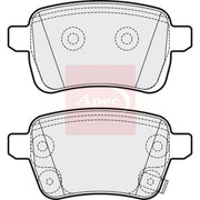 Apec Rear Brake Pad Set PAD2064