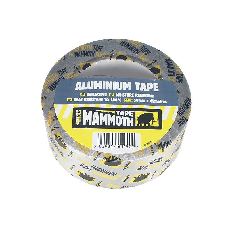 Everbuild Sika Aluminium Tape 50mm x 45m - Silver