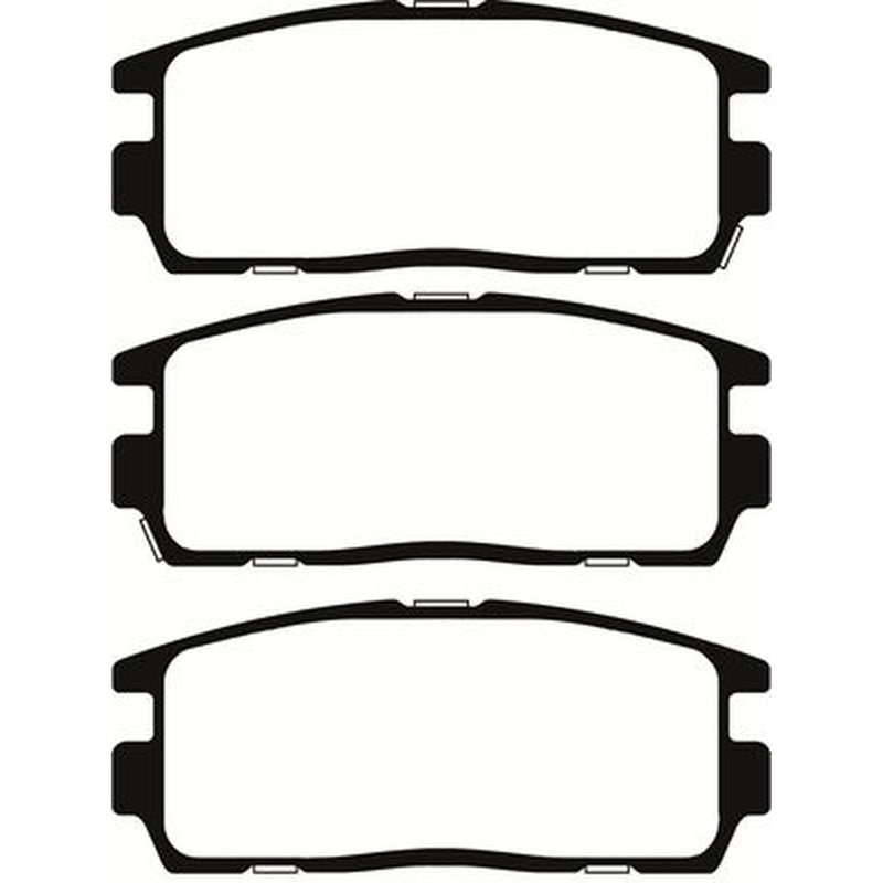Abtex Rear Brake Pad Set PLU1330