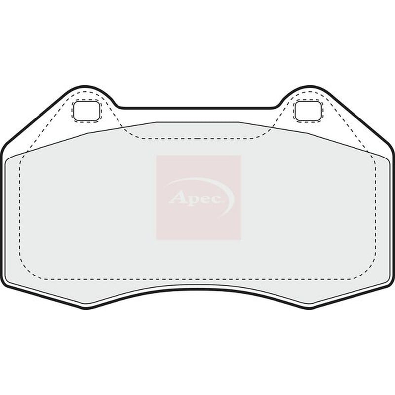 Apec Front Brake Pad Set PAD1416